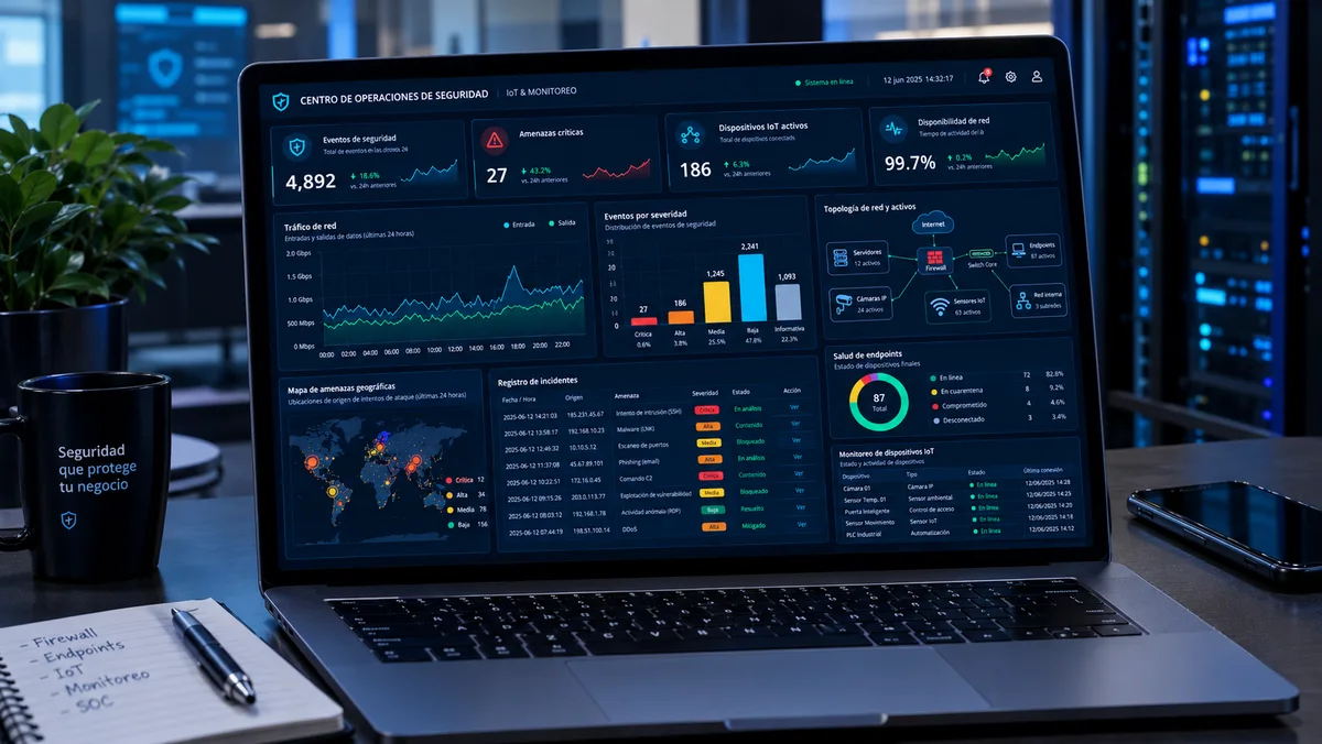 IoT, monitoreo y ciberseguridad